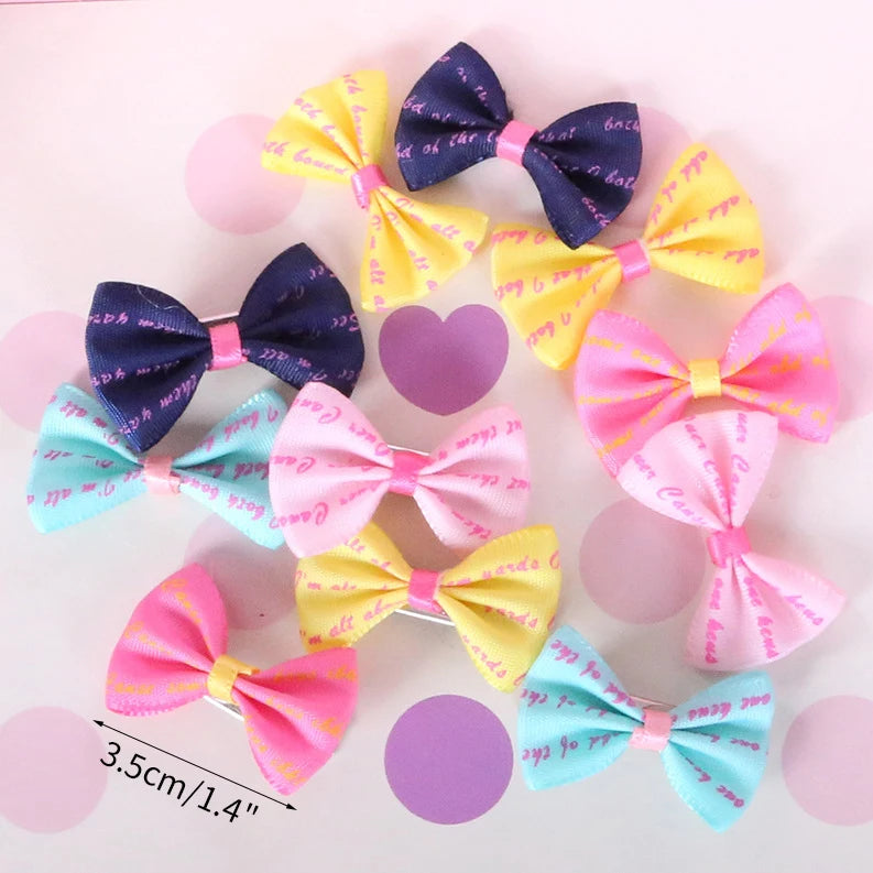 5pcs Dog Bow Multiple Grooming Bows Hair Clip for Puppy Small Dogs Pet Grooming Accessories Puppy Supplies Pet Supplies