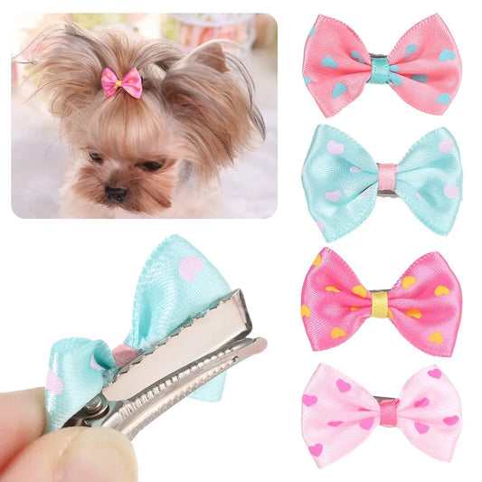 Dog Hair Clips Sweet Bow Hairpins Pets Puppy Hairpins Decor Grooming Accessoires Pet Supplies